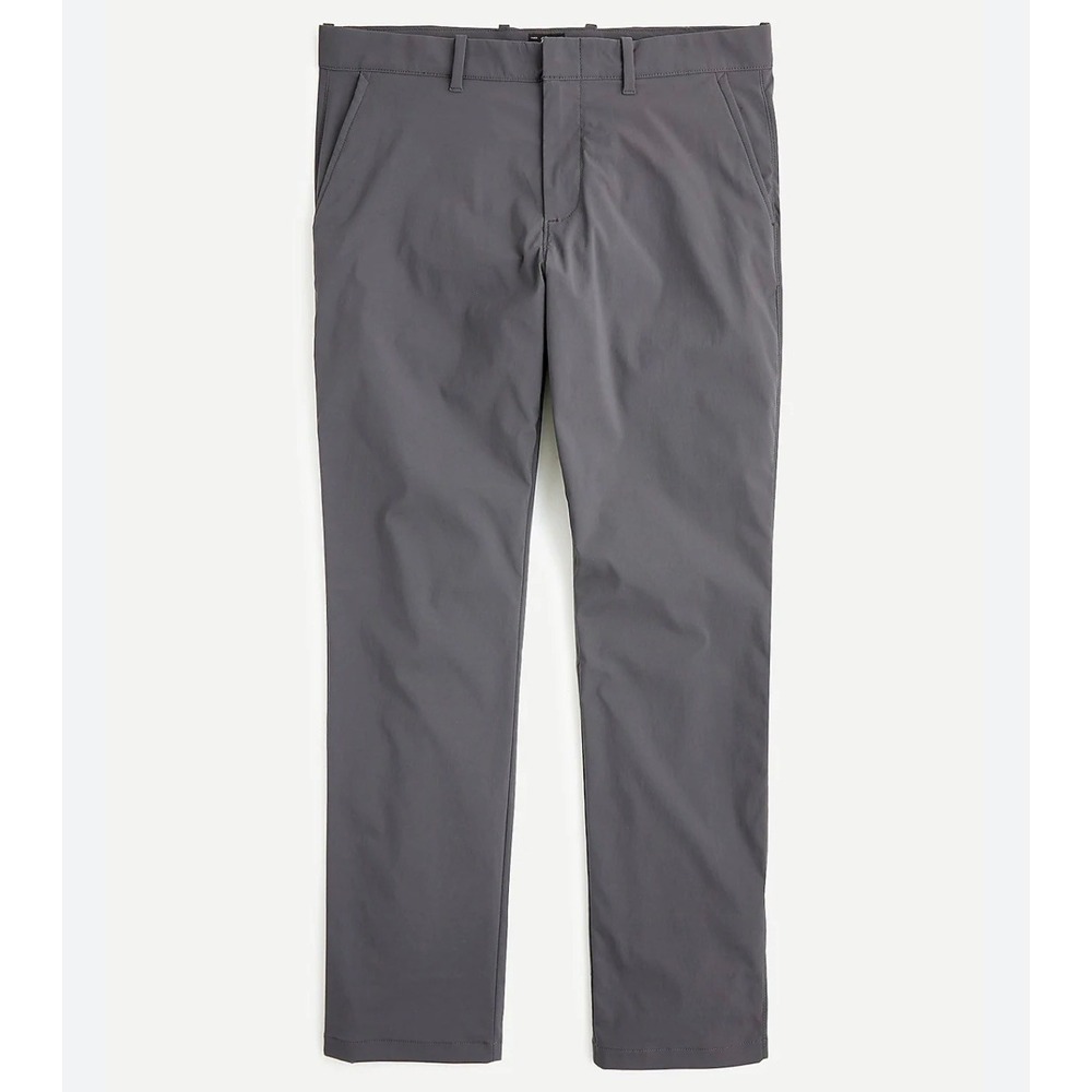 J.Crew Flex Chino Pants Mens 30x32 Charcoal Gray Slim Fit Stretch Trousers
